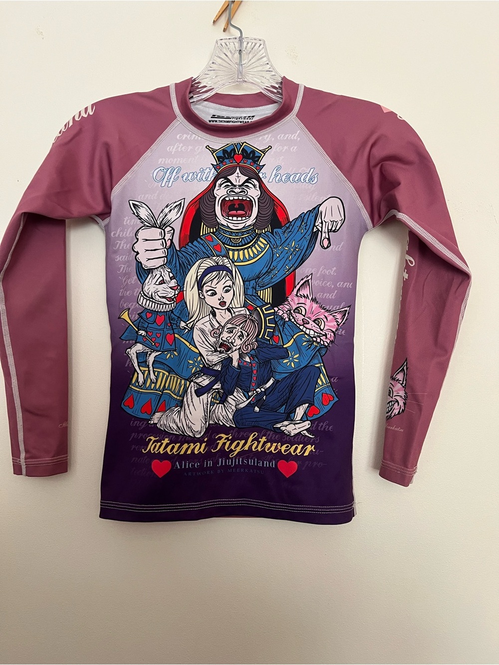 Tatami Fightwear Kids' Alice Graphic Rashguard - Mauve & Purple